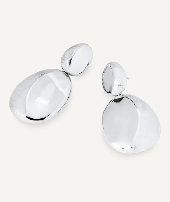 Pendientes gruesos largos Toffee