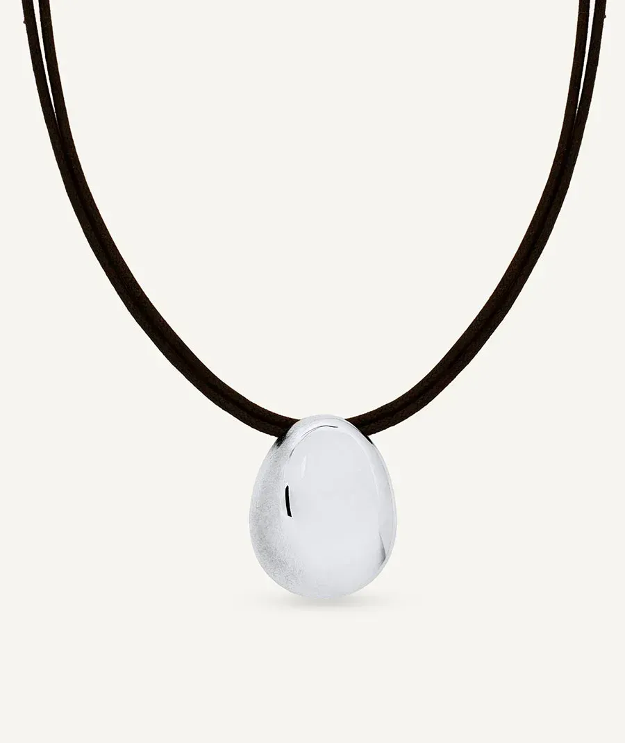 Colgante oval volumen Toffee Colgante oval volumen Toffee