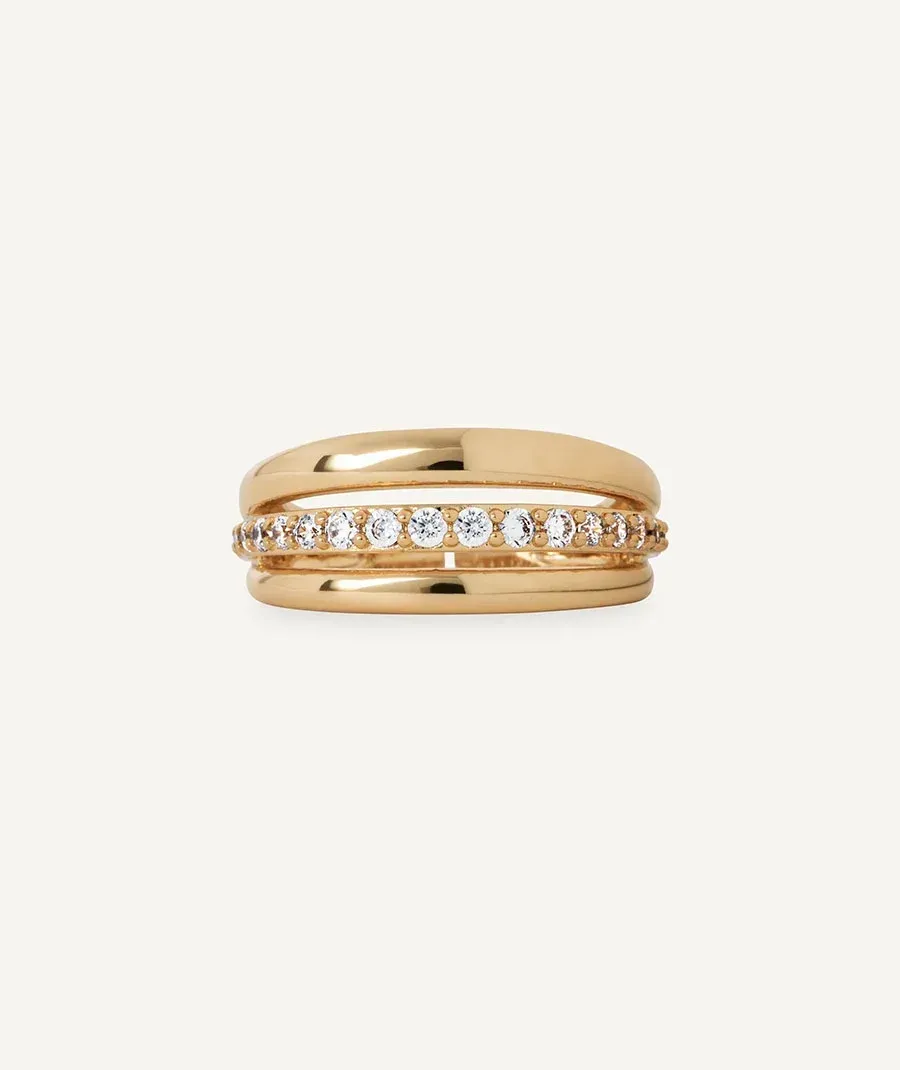 Anillo Coctel con circonitas Anillo Coctel con circonitas