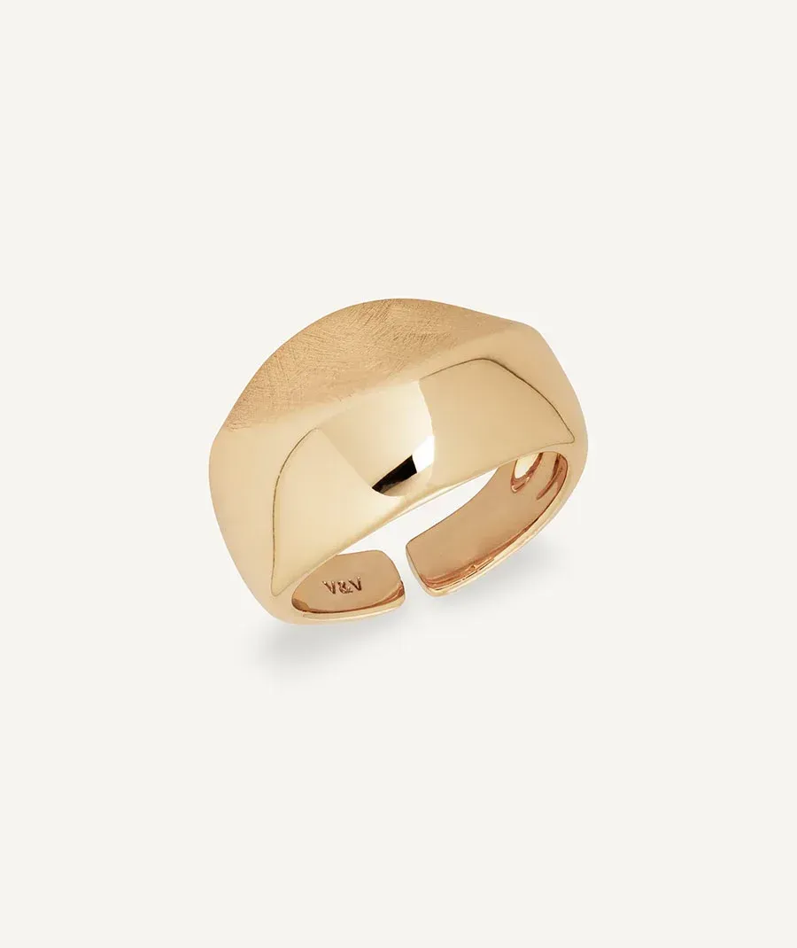 Anillo ancho Toffee Anillo ancho Toffee