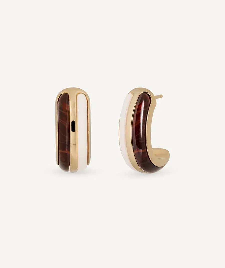 Pendientes semiluna Camel Pendientes semiluna Camel