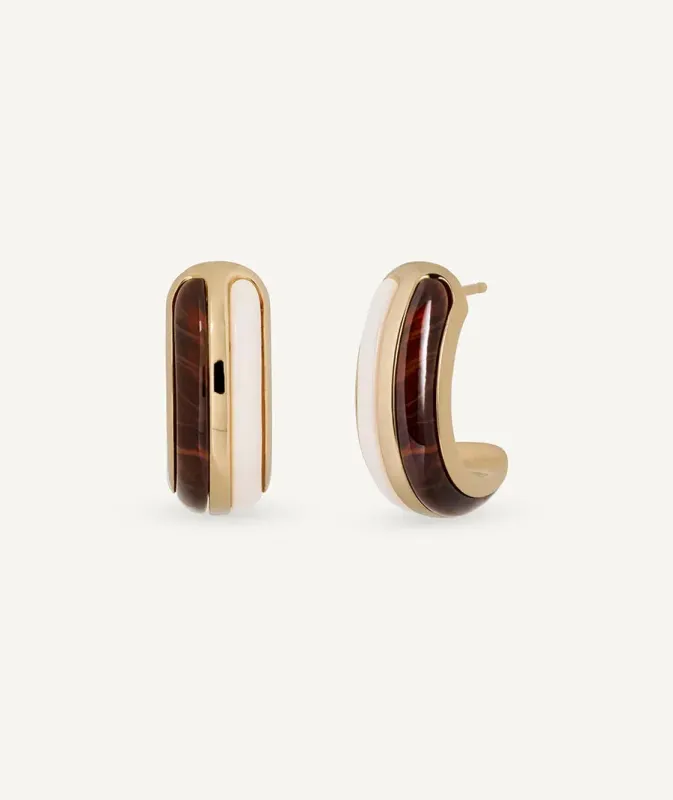 Pendientes semiluna Camel