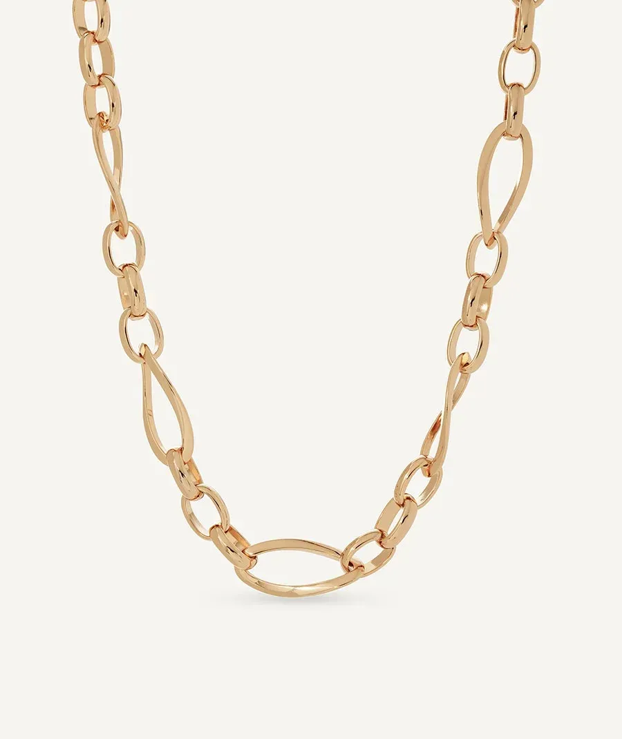Collar eslabones Ocre