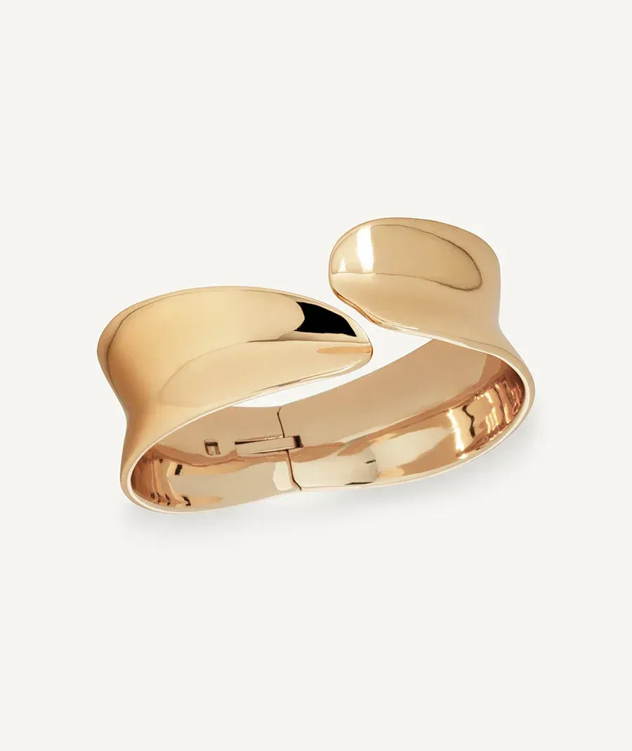 Brazalete ancho rígido Plisé Brazalete ancho rígido Plisé