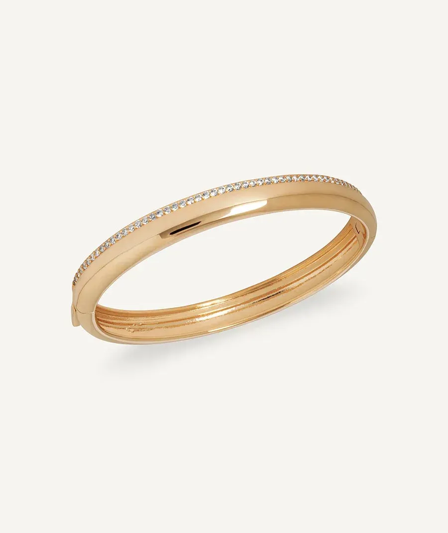 Brazalete rígido Coctel con circonitas Brazalete rígido Coctel con circonitas