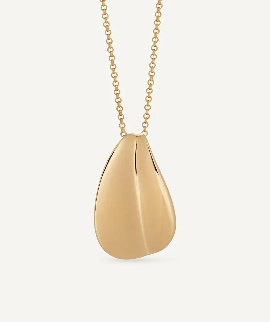 Colgante oval volumen Plisé