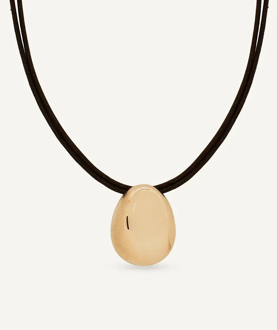 Colgante oval volumen Toffee Colgante oval volumen Toffee