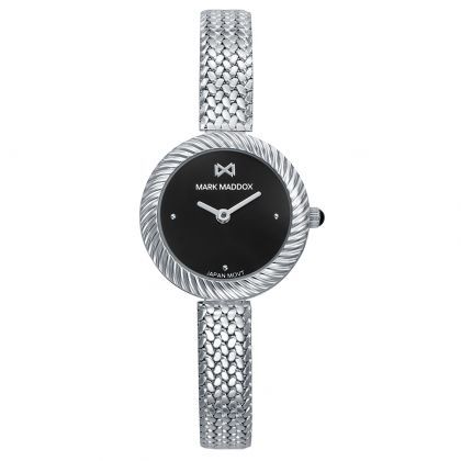 Reloj Mark Maddox de mujer caja de acero ,malla milanesa de acero , movimiento cuarzo Reloj Mark Maddox de mujer caja de acero ,malla milanesa de acero , movimiento cuarzo