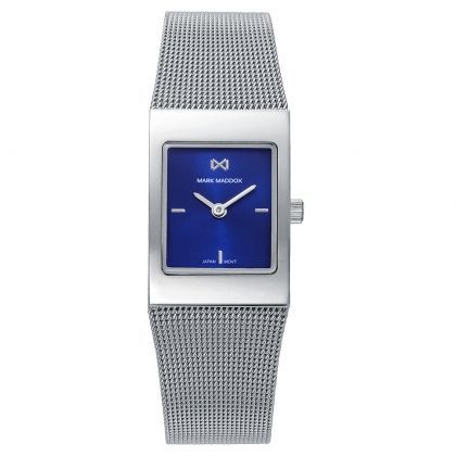 Reloj Mark Maddox de mujer caja de acero con malla milanesa de acero, movimiento cuarzo