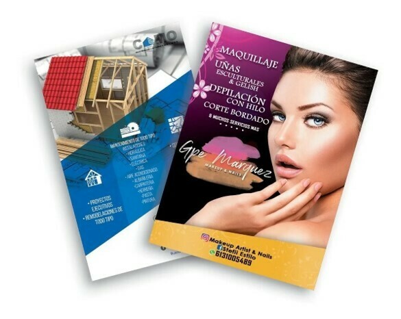 Impresión de Flyer - Personalizado 1/2 carta