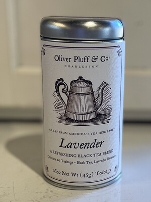 Lavender Tea Tin Pluff