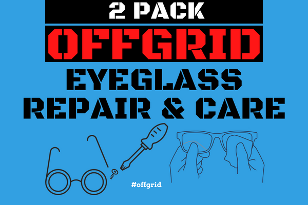 OffGrid® - Prepper Eyeglass Repair &amp; Care Kit 2 PACK