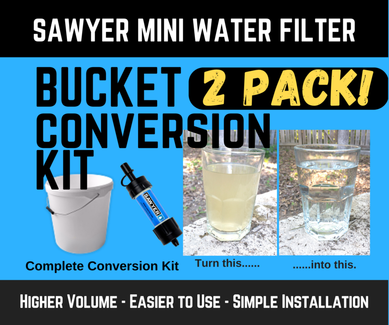 Sawyer Mini Water Filter Conversion Kit(2-pack)