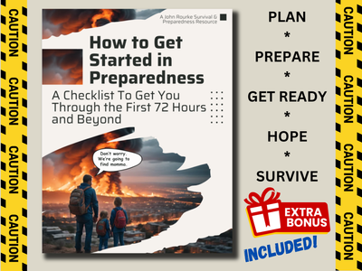 How to Get Started in Preparedness - Guide to Prepare for the First 72 Hours and Beyond | Prepper | Survival | Emergency Binder | Printable