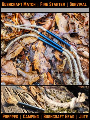 Bushcraft Fire Starter - Made in the USA - Ideal for Survival Kits | Bug Out Bags | Tactical | Prepper | SHTF | Survivalist | Free Shipping