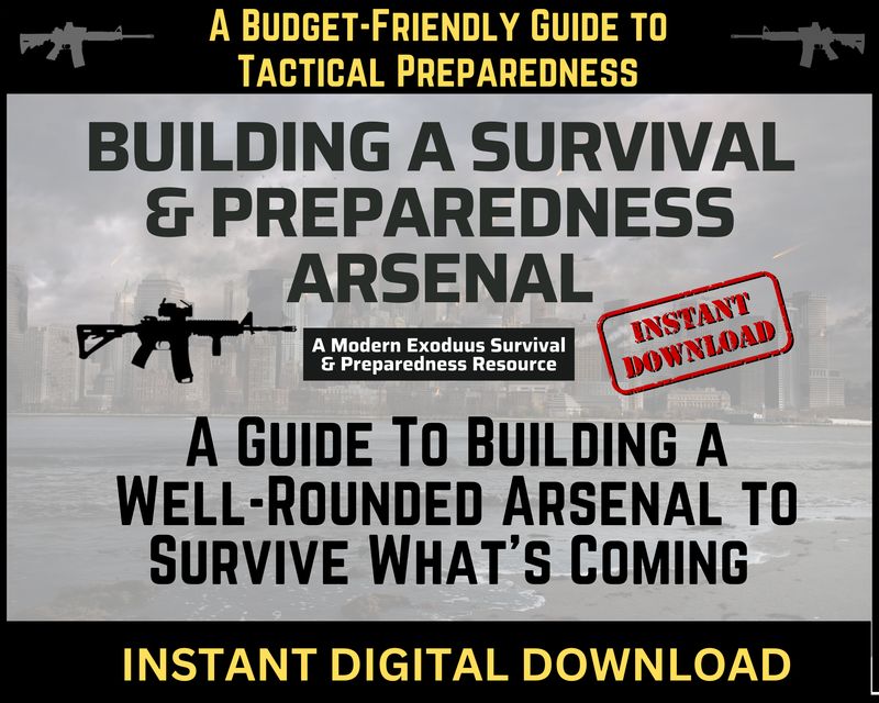Prepper&#39;s Guide to Building a Survival &amp; Preparedness Arsenal | Instant Digital Download | Printable | Survival | Prepare | SHTF | Get Ready