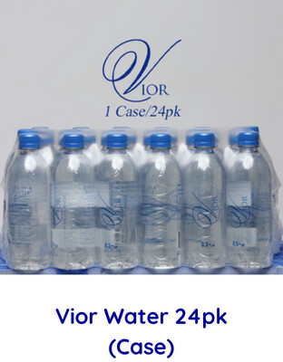 Case of Vior Alkaline Water. 24pk of 16.9 oz Bottles