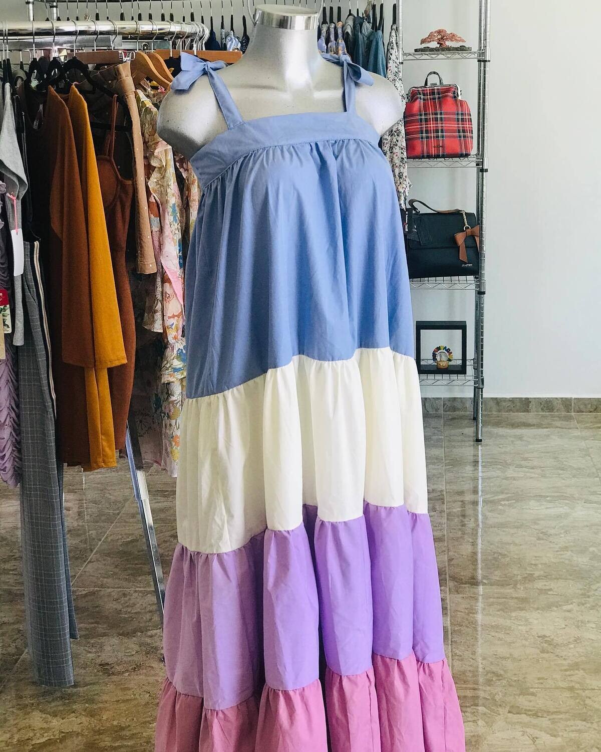 Maxi Pastel Vestido