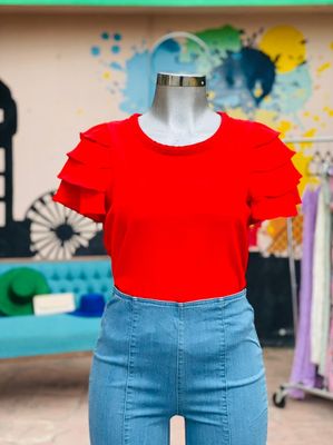 Élodie Blusa roja