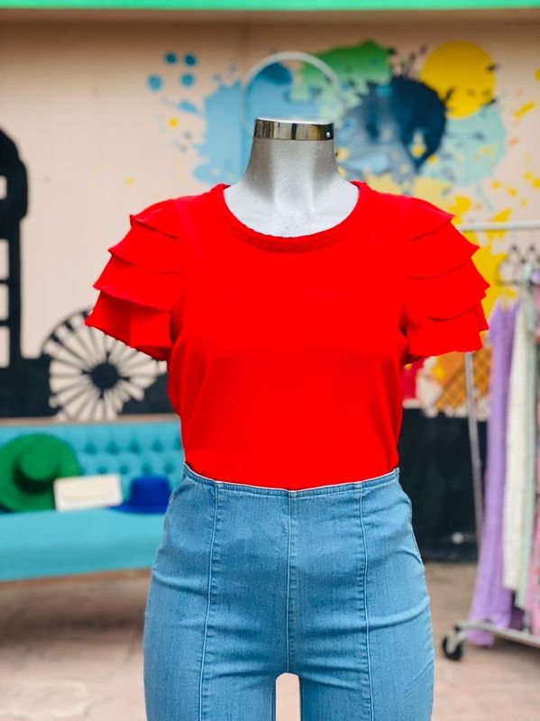 Élodie Blusa roja