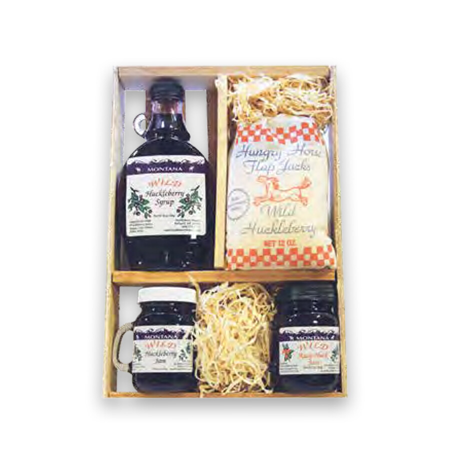 10 oz. Syrup, FlapJack, 2-5 oz. Jam Gift Box
