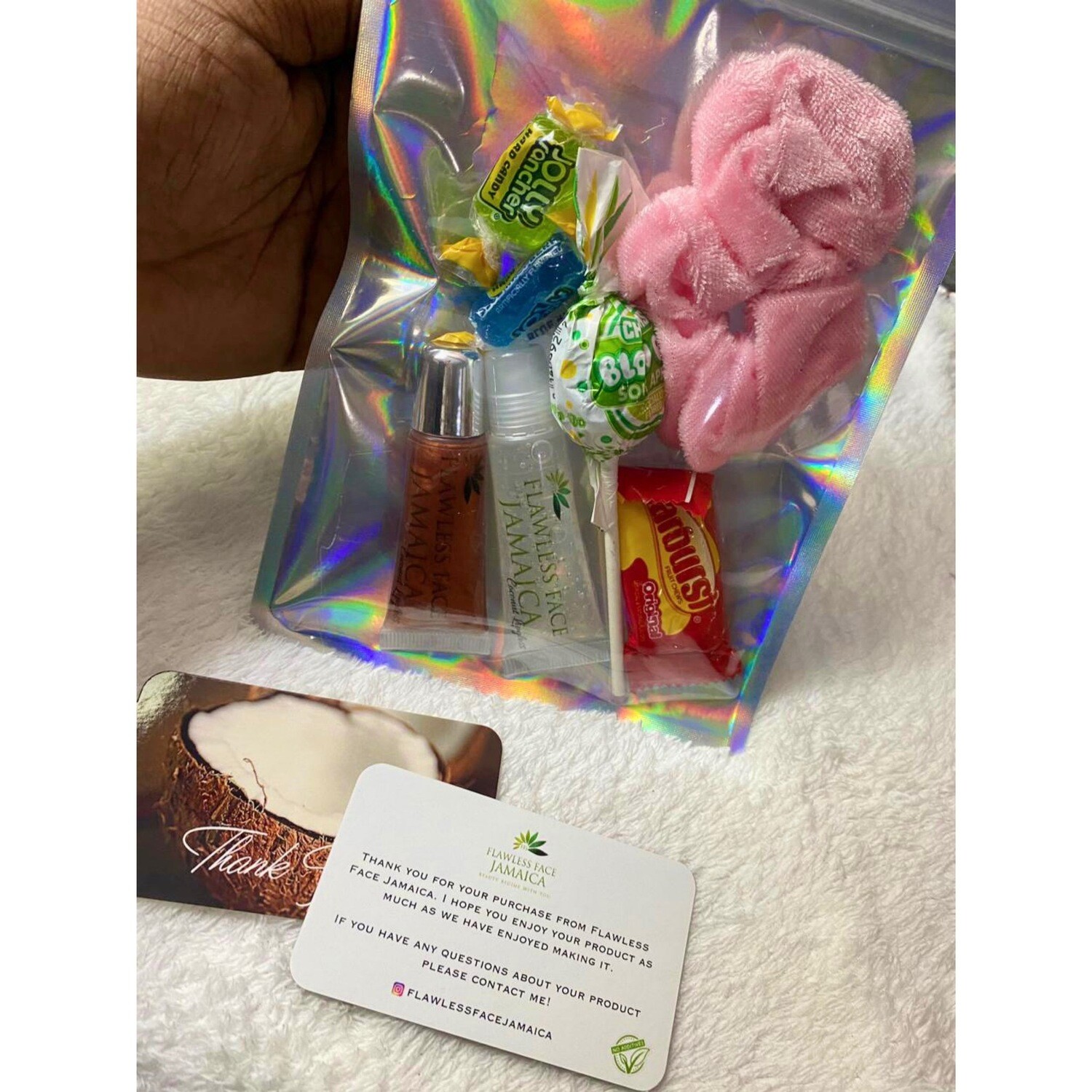 Coconut Infused Lipgloss Package