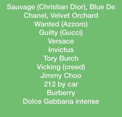 Perfume oils