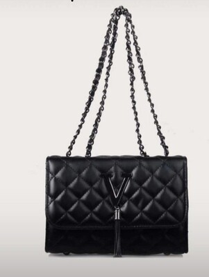 Black bag chain handle