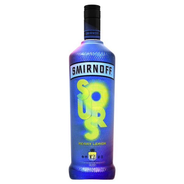 Smirnoff Sours Berry Lemon Vodka - 750ML