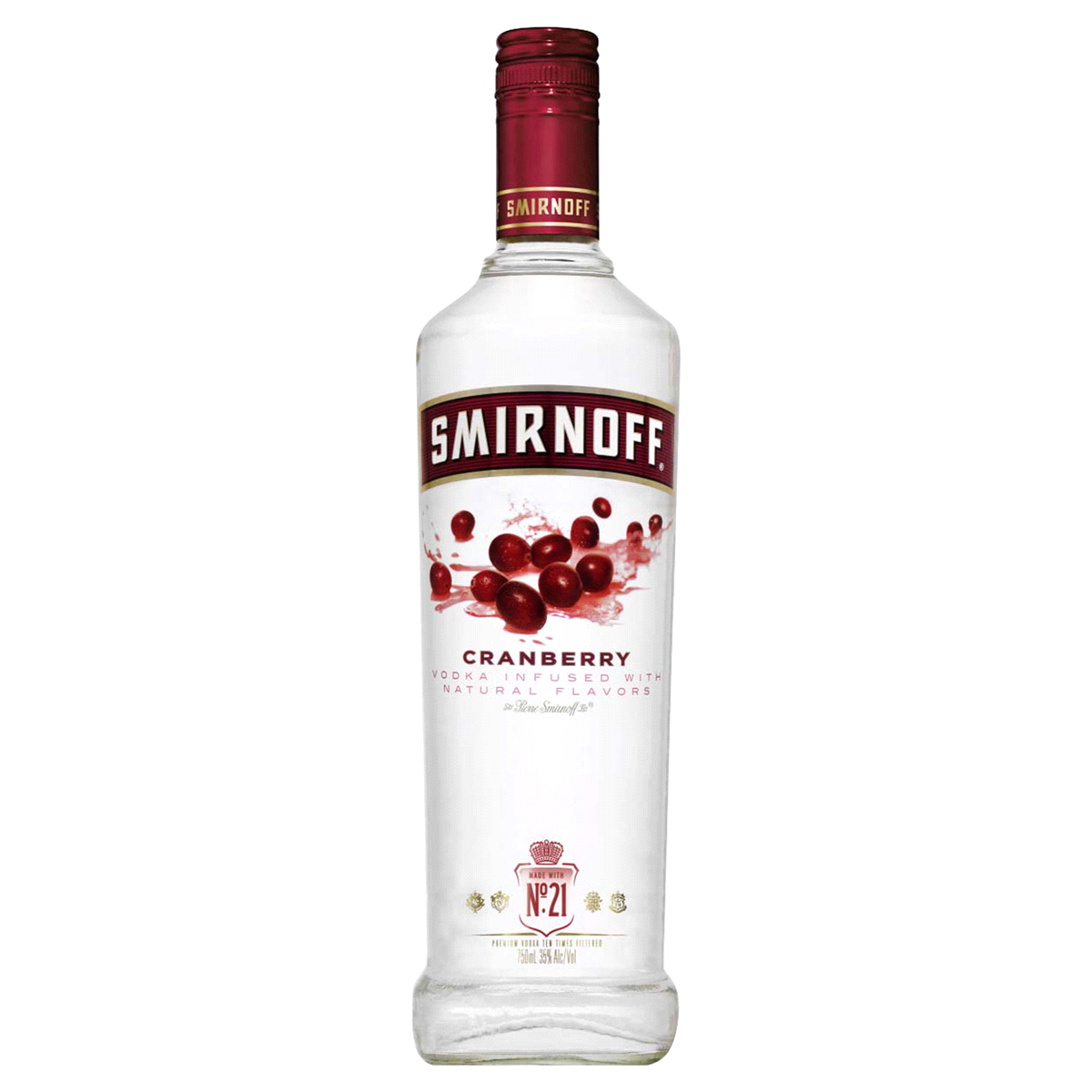 Smirnoff Cranberry Twist Vodka 750ML