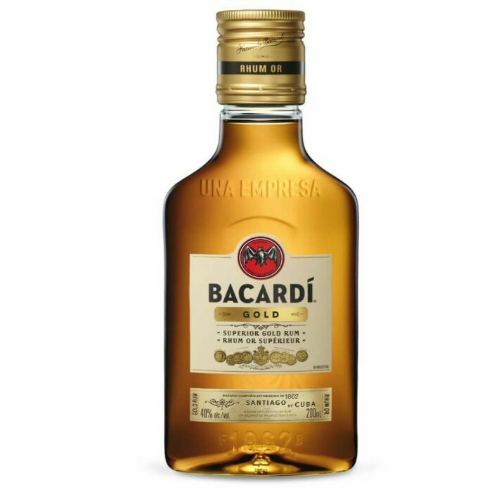 Bacardi Gold Rum - 375ML