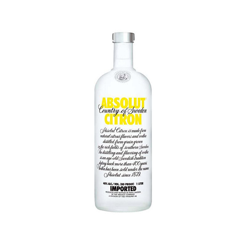 Absolut Citron Vodka - 375ML