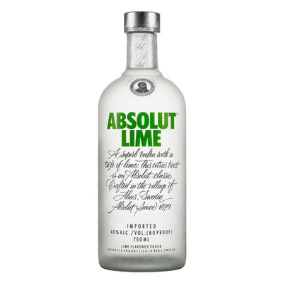 Absolut Lime Vodka - 750ML