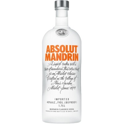 Absolut Mandrin Vodka - 1.75LT