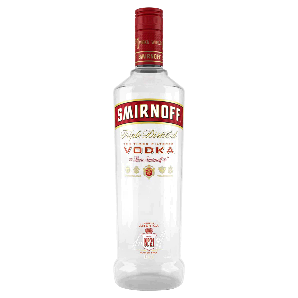 Smirnoff Red 80Pr Vodka Traveler - 750ML