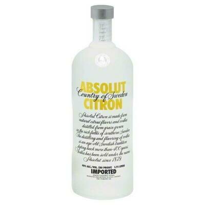Absolut Citron Vodka - 1.75LT
