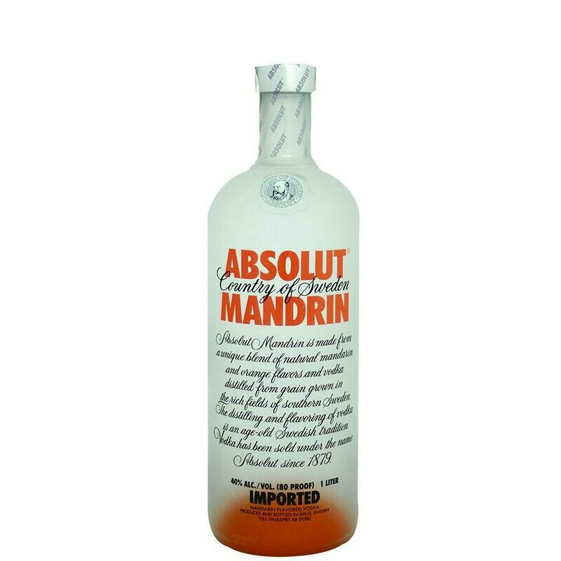 Absolut Mandrin Vodka - 750ML