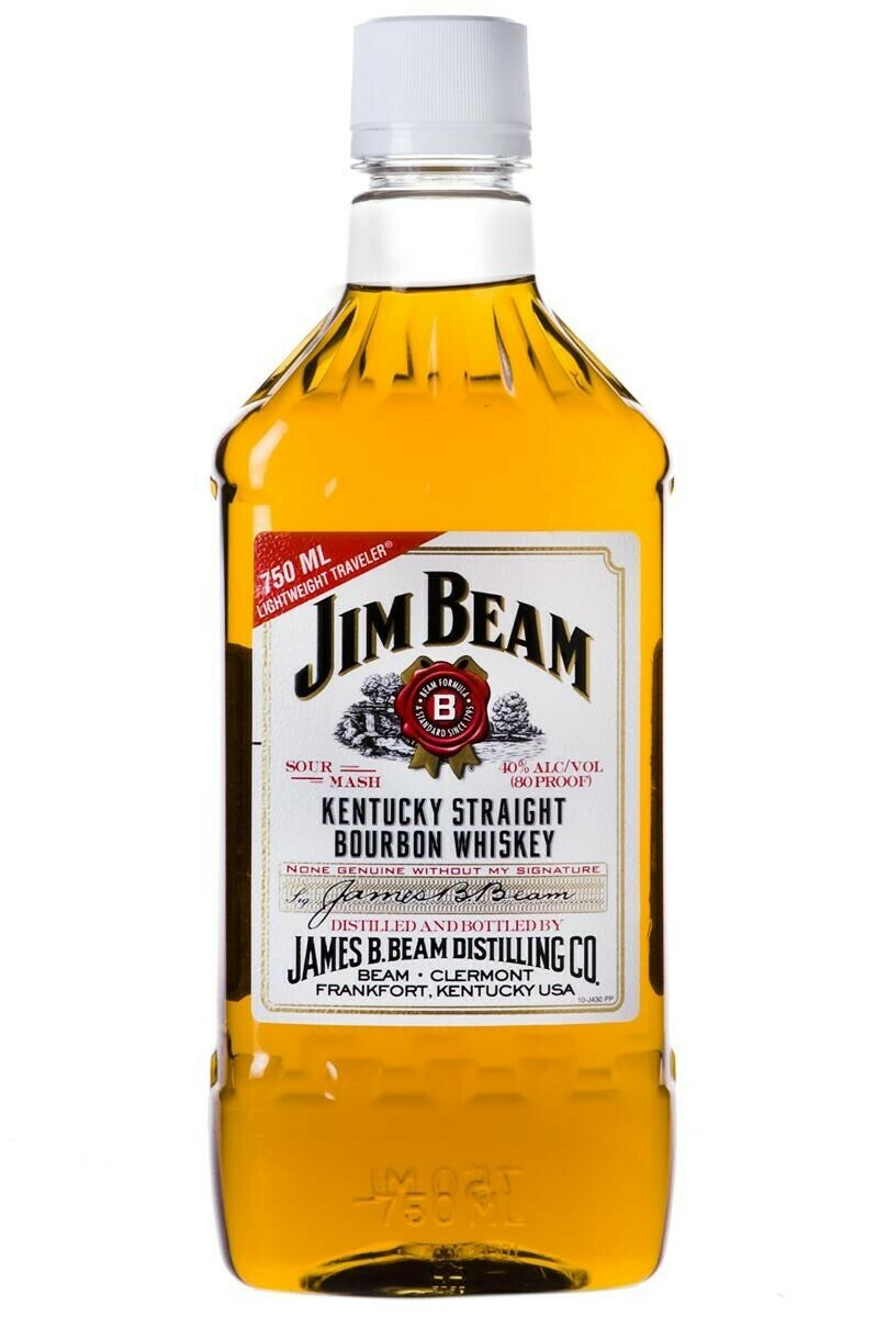 Jim Beam 80Pr Bourbon Trv - 750ML