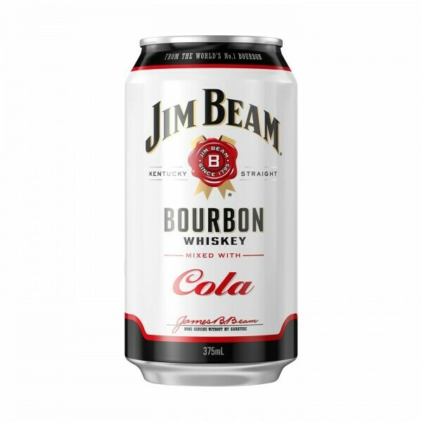 Jim Beam Bourbon & Cola 12Z Can Sgl - SGL