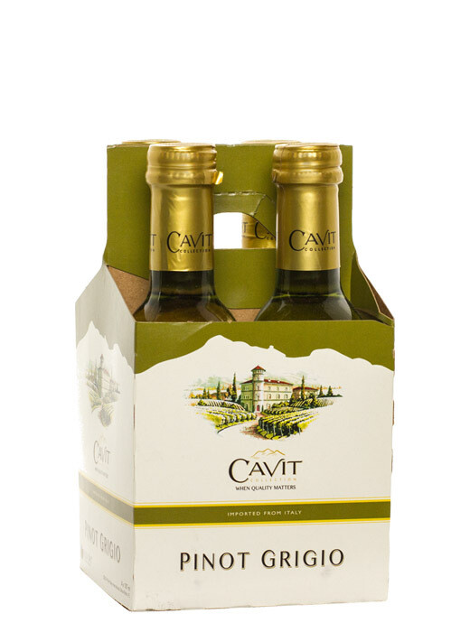 Cavit Pinot Grigio 187Ml 4Pk - 4PK