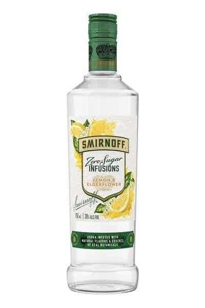 Smirnoff Zero Lemon Elderflower Infusions Vodka - 750ML