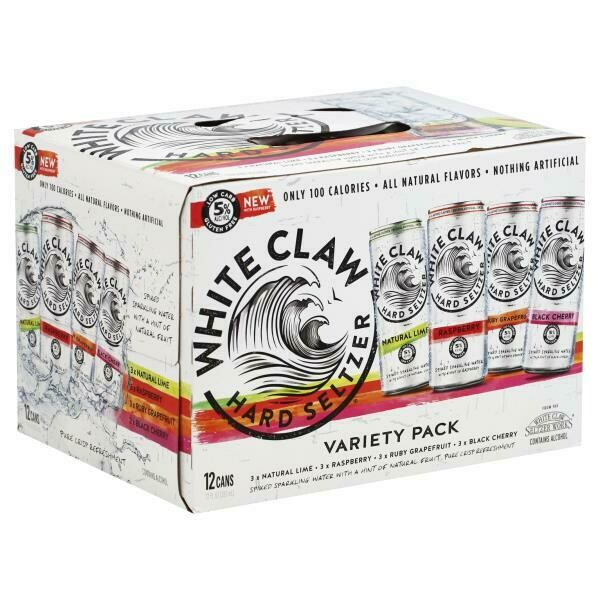 White Claw Hard Seltzer Variety#3  12Zcan - 12PK
