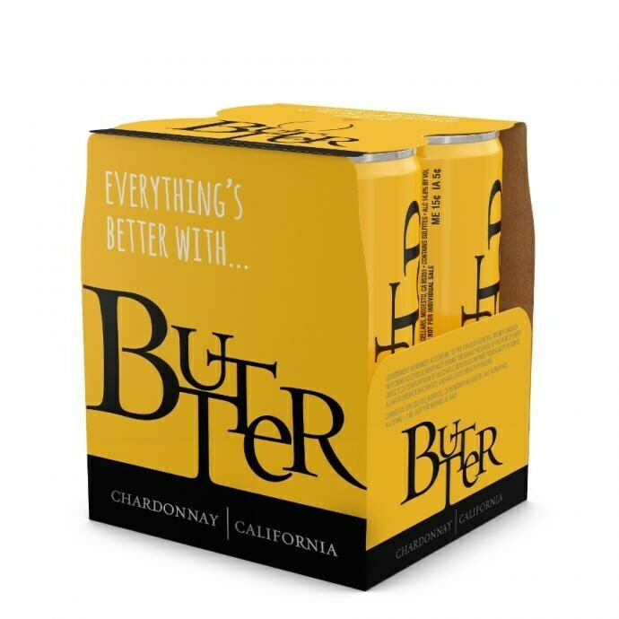 Jam Cellars Butter Chardonnay 4Pk 250Ml Can - 4PK