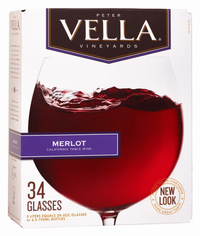 Peter Vella Box Merlot - 5.0LT