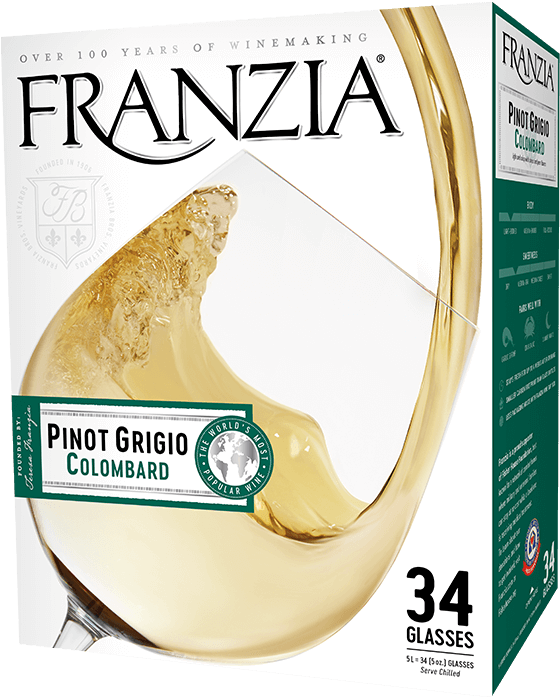 Franzia Box Pinot Grigio Colombard - 5.0LT Franzia Box Pinot Grigio Colombard - 5.0LT