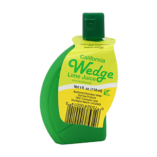 Wedge Lime Juice 4Oz - 4 OZ