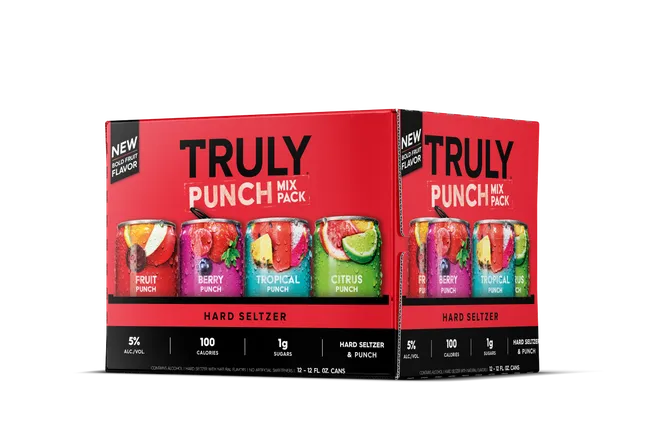 Truly Spiked Seltzer Fruit Punch 12Z Can - 12PK Truly Spiked Seltzer Fruit Punch 12Z Can - 12PK