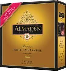ALMADEN BOX WHITE ZINFANDEL - 5.0LT