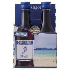Barefoot Merlot 4Pk 187M - 4PK