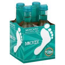 Barefoot Moscato 4Pk 187M - 4PK
